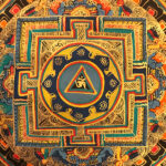 nepáli tibeti buddhista mandala thangka 12