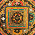nepáli tibeti buddhista mandala thangka 82