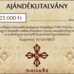Samadhi buddhista tibeti bolt ajándék utalvány 25000Ft