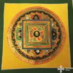 thma158 Samadhi Shop Nepáli Tibeti Buddhista Bolt mandala kalacsakra mantra festmény