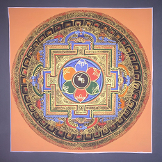Buddhista mandala festmények