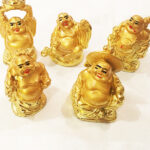 Bőséghozó Buddha szobrocska Feng Shui kiegészítő