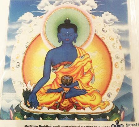 Medicine Gyógyító Buddha ablak matrica kép