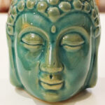 Buddha fejes párolgtató türkiz