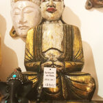 riás faragott fa buddha szobor samadhi shop nepáli tibeti bolt 02 1