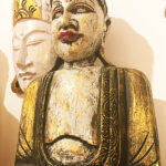 riás faragott fa buddha szobor samadhi shop nepáli tibeti bolt 02 2