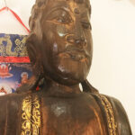 riás faragott fa buddha szobor samadhi shop nepáli tibeti bolt 04 2