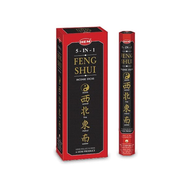 HEM Feng Shui 5 az 1-ben füstölőcsomag (5*4 szálas csomag)