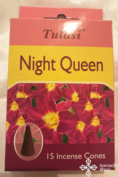 Tulasi Night Queen Éjszaka Királynője tulipán kúpfüstölő