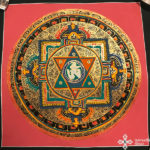 nepáli tibeti buddhista mandala festmény s14268