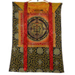 kalacsakra narancs thangka