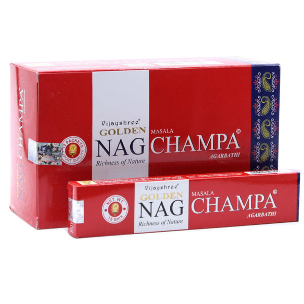Golden Nag Champa indiai prémium füstölő