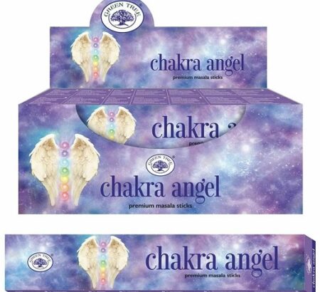 green tree chakra angel füstölő