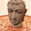 Lávakő Buddha fej szobor - Image 2