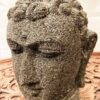Lávakő Buddha fej szobor