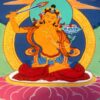 Manjushri kézzel festett nepáli buddhista thangka - Image 2