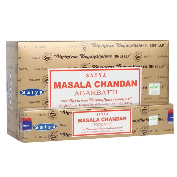 Satya Masala Chandan természetes prémium füstölő
