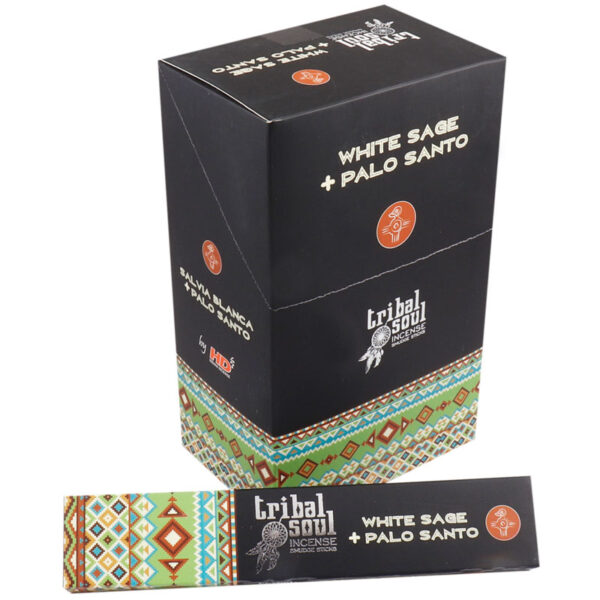 Tribal Soul White Sage & Palo Santo Fehér Zsálya és Palo Santo prémium füstölő