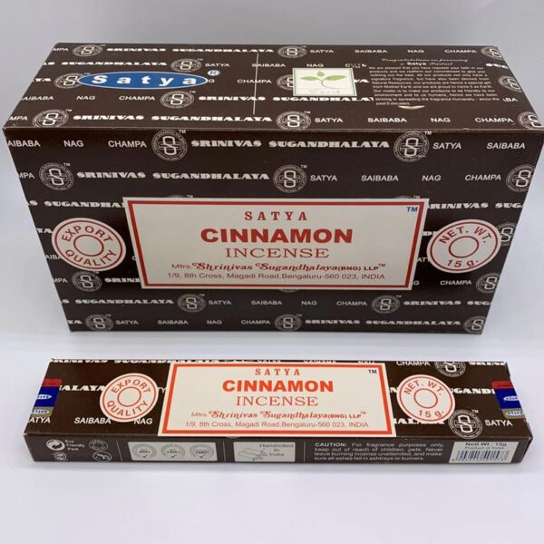Satya Cinnamon fahéjas indiai prémium füstölő