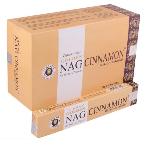 Golden Nag Cinnamon fahéjas indiai prémium füstölő
