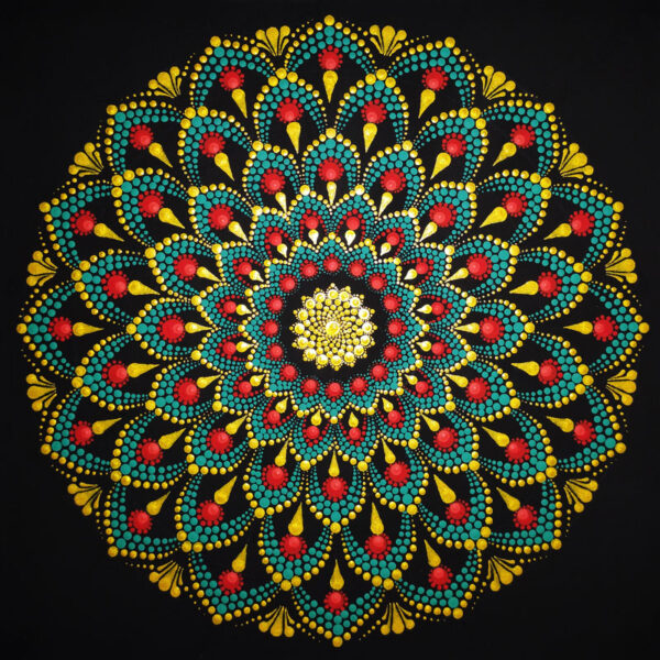 Benső Én Mandala festmény 40x40 cm