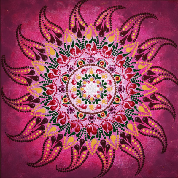 Érzéki Örömök Mandalája 30x30 cm