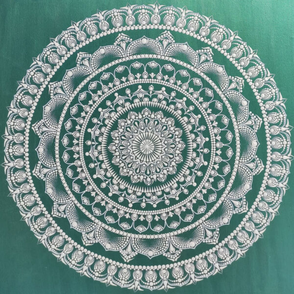 Mandala festmény 50x50 cm