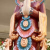 Kézzel festett egyedi Buddha szobor 97 cm magas - Image 5