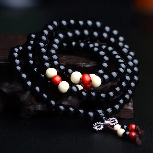 Buddhista mala 108 szemes (8 mm-es szemekkel)