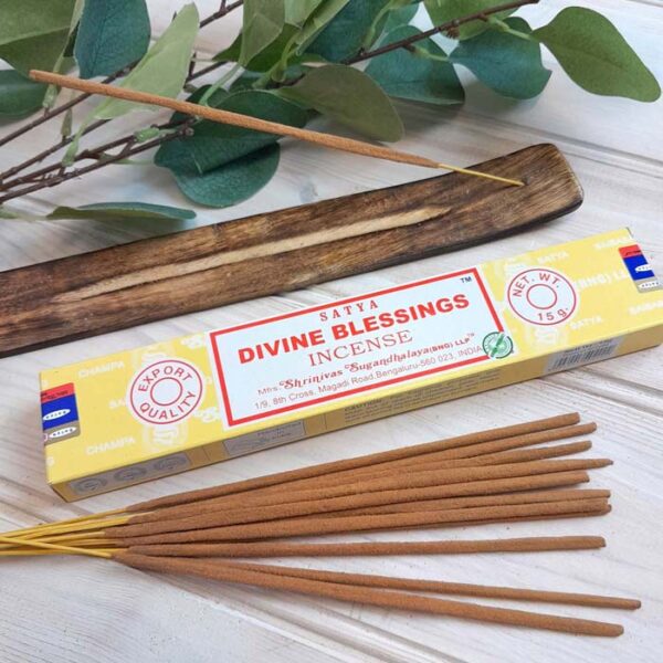 Satya Divine Blessings indiai prémium füstölő