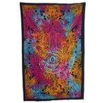 Hamsa keze mandala pamut ágytakaró faliszőnyeg