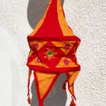 Nepáli textil lampion 40 cm