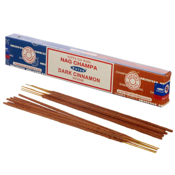 Satya Nag Champa & Dark Cinnamon füstölő