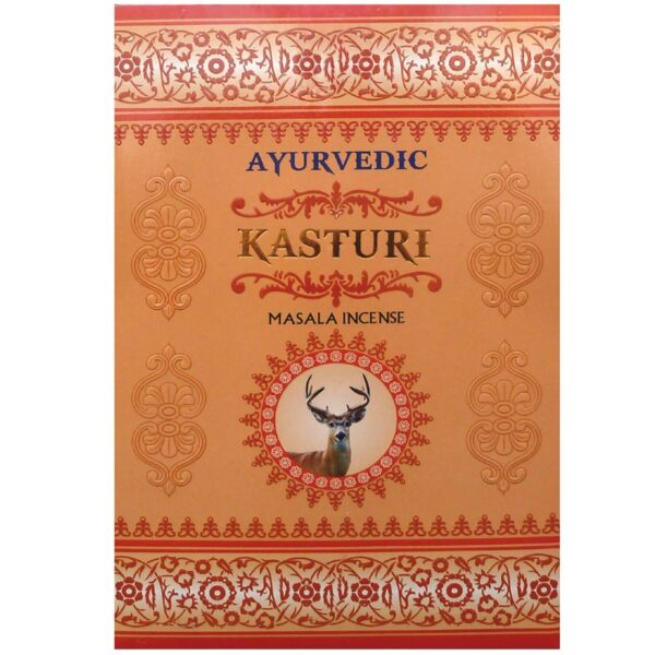 Ayurvedic Kasturi Musk Pézsma ayurvédikus prémium füstölő