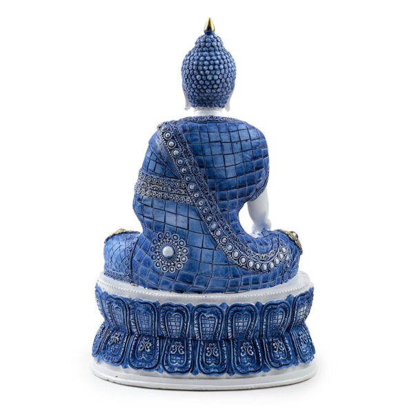 Buddha szobor gyönyörűen kidolgozott (26,5 cm magas) - Image 2