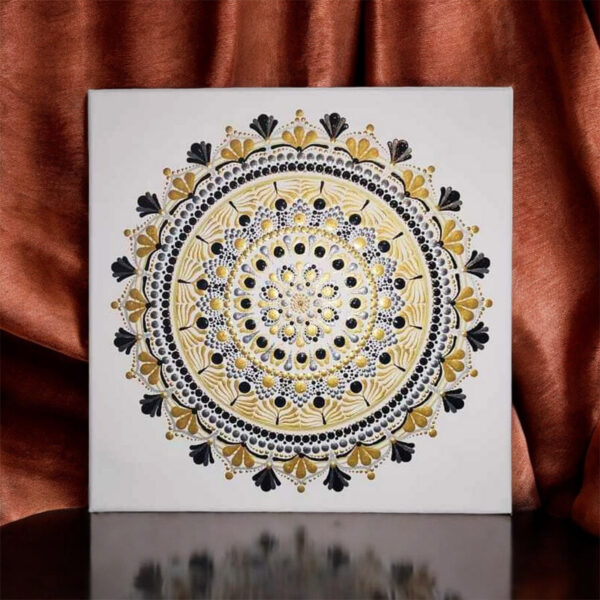 Önelfogadás Kézműves Mandala Festmény 30x30 cm