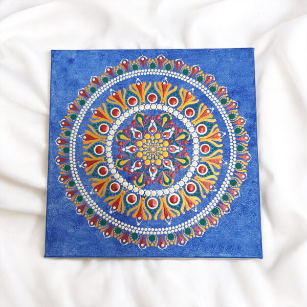 Érzelmi Tisztulás Kézműves Mandala Festmény 30x30 cm
