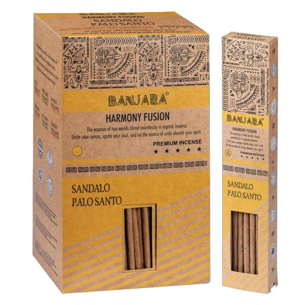 Banjara Palo Santo & Szantálfa természetes prémium füstölő