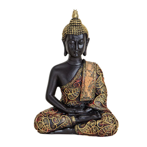 Buddha szobor ülő 15 cm magas