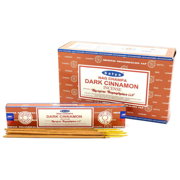 Satya Dark Cinnamon Sötét Fahéj indiai prémium füstölő