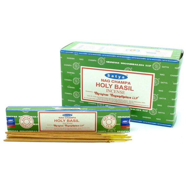 Satya Holy Basil Szent Bazsalikom indiai prémium füstölő