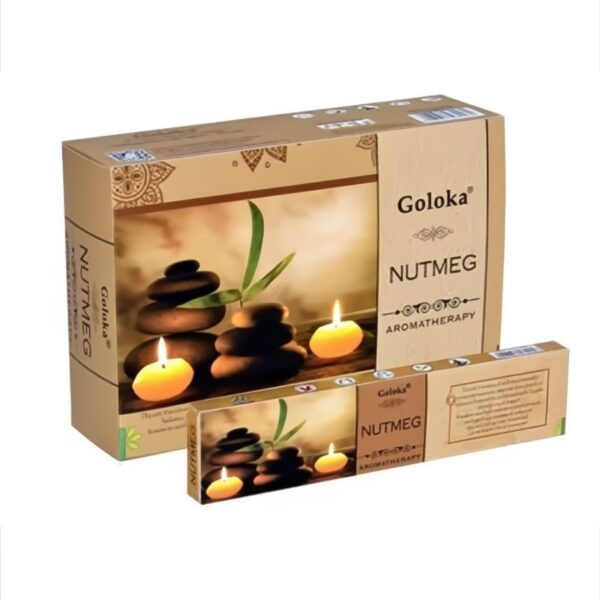 Goloka Aromatherapy Nutmeg Szerecsendió aromaterápiás prémium vegán füstölő
