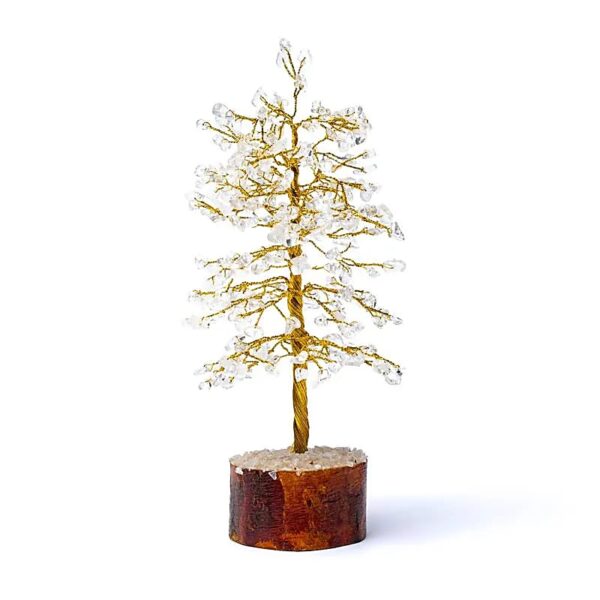 Hegyikristály Szerencsefa/Életfa Féldrágakő ásványfa 23 cm magas