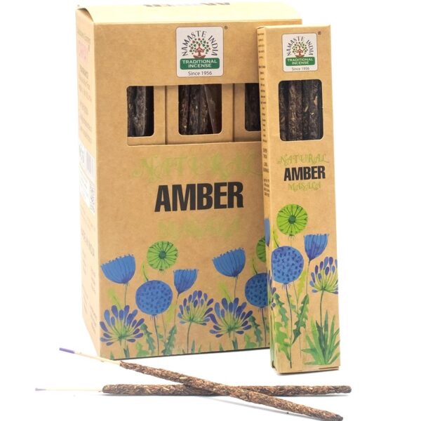 Namaste India Botanikus Amber Borostyán Bio füstölő