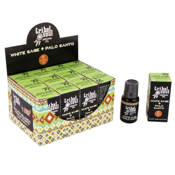 Tribal Soul White Sage + Palo Santo Fehér Zsálya és Palo Santo illatolaj