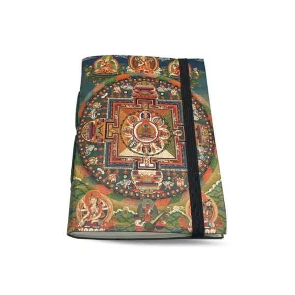 Buddhista Mandala mintás notesz