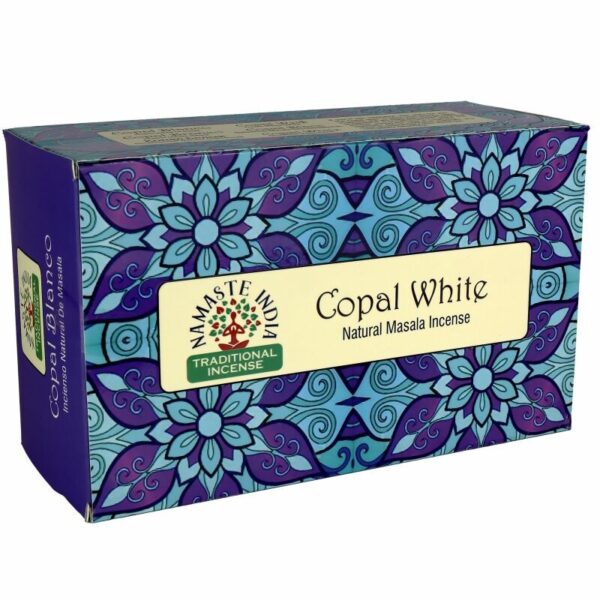 Namaste India Copal White természetes prémium füstölő